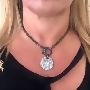 Chain Choker Charm Necklace